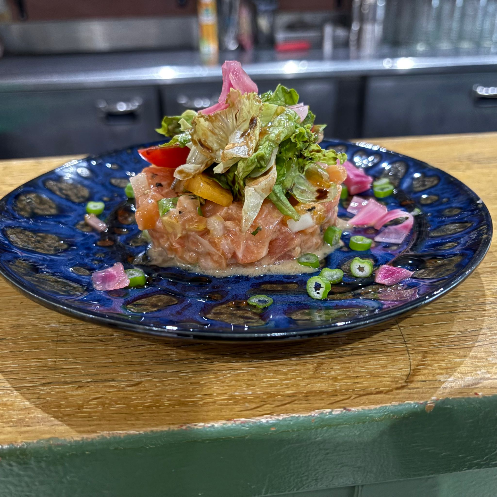 Tartare de saumon entrée L'Endroit